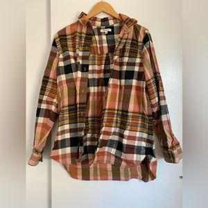 Madewell Plaid Flannel Button Down Shirt